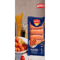 Сосиски Філейні з м'яса птиці в/с. уп 0,8 ТМ Верест